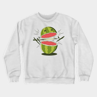 Sliced Watermelon Crewneck Sweatshirt